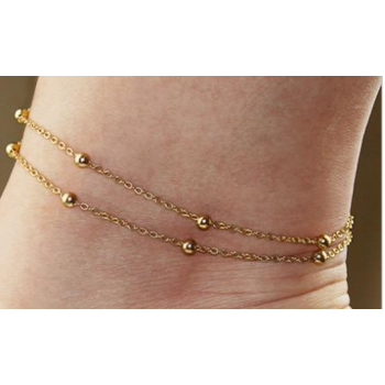 Double ankle chain “Conis”